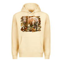 Pina Colada western simmental bull Premium Hoodie - LillyAllenDesigns