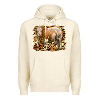 Sandshell western simmental bull Premium Hoodie - LillyAllenDesigns