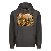 Smoke western simmental bull Premium Hoodie - LillyAllenDesigns
