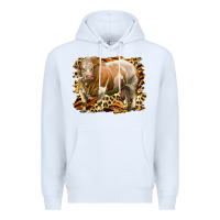 White western simmental bull Premium Hoodie - LillyAllenDesigns