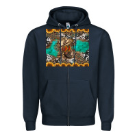 Navy western boots and sunflowers tumbler Zipper Hoodie - Jasminsmagicworld