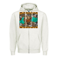Oatmeal Heather western boots and sunflowers tumbler Zipper Hoodie - Jasminsmagicworld