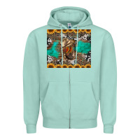 Seafoam western boots and sunflowers tumbler Zipper Hoodie - Jasminsmagicworld
