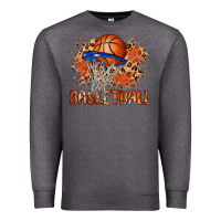 Charcoal Heather custom name basketball Premium Sweatshirt - MaliasSmallBusiness