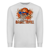 Dove Grey custom name basketball Premium Sweatshirt - MaliasSmallBusiness