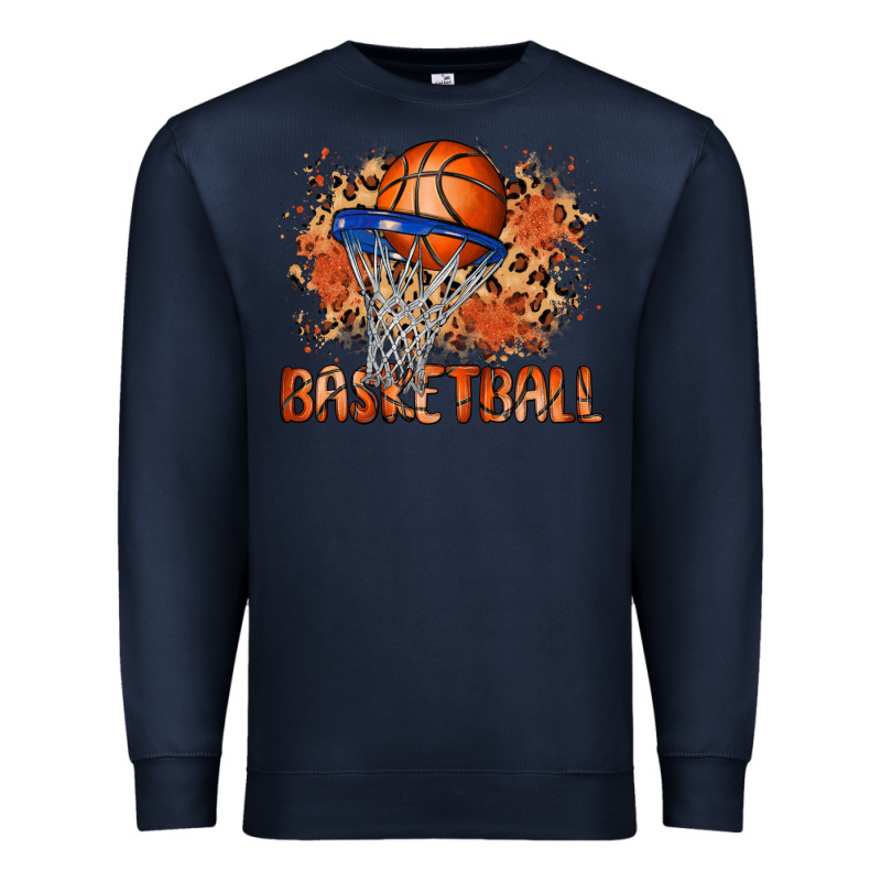 Custom Name Basketball Premium Sweatshirt by MaliasSmallBusiness | Teevron