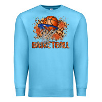Ocean Blue custom name basketball Premium Sweatshirt - MaliasSmallBusiness