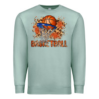 Seafoam custom name basketball Premium Sweatshirt - MaliasSmallBusiness