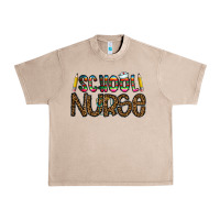 French Oak school nurse Urban Heavy Tee - CowhideDigitalArt