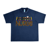Navy school nurse Urban Heavy Tee - CowhideDigitalArt