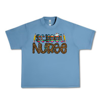 Pebble Blue school nurse Urban Heavy Tee - CowhideDigitalArt