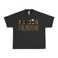 Pigment Black school nurse Urban Heavy Tee - CowhideDigitalArt