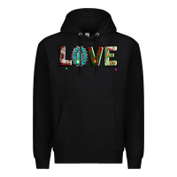 Black love christmas gemstone Premium Hoodie - AdoDesignShop