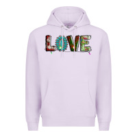 Lilac love christmas gemstone Premium Hoodie - AdoDesignShop