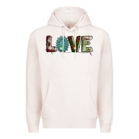 Pale Pink love christmas gemstone Premium Hoodie - AdoDesignShop