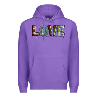 Purple love christmas gemstone Premium Hoodie - AdoDesignShop