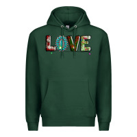 Sports Green love christmas gemstone Premium Hoodie - AdoDesignShop