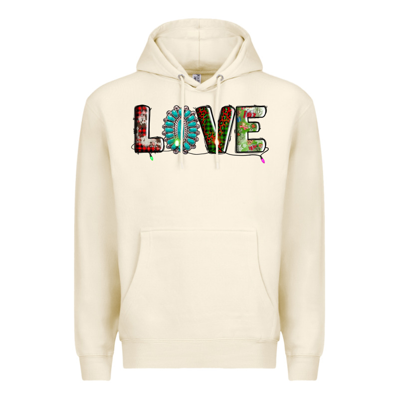 Love Christmas Gemstone Premium Hoodie by AdoDesignShop | Teevron