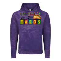 Cloud Purple I'm Here For The Tacos Vintage Hoodie - texasbilliewilder