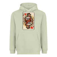 Matcha queen of hearts cowgirl Heavyweight Hoodie - NancyCooperArtShop