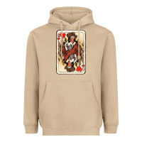 Mushroom queen of hearts cowgirl Heavyweight Hoodie - NancyCooperArtShop