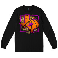 Black leopard basketball texas map Long Sleeve Tee - Jasminsmagicworld