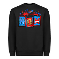 Black American mom Heavyweight Sweatshirt - Neo Western