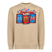 Mushroom American mom Heavyweight Sweatshirt - Neo Western