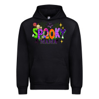 Black Halloween Spooky Mama Urban Hoodie - texasbilliewilder