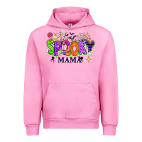 Fuchsia Pink Halloween Spooky Mama Urban Hoodie - texasbilliewilder