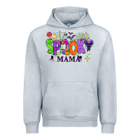 Heather Grey Halloween Spooky Mama Urban Hoodie - texasbilliewilder