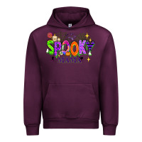 Mauve Wine Halloween Spooky Mama Urban Hoodie - texasbilliewilder
