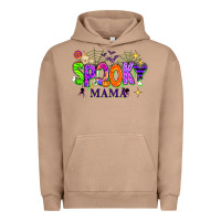 Pigment Burro Halloween Spooky Mama Urban Hoodie - texasbilliewilder