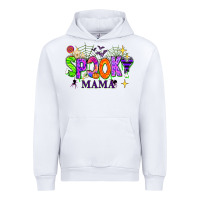 White Halloween Spooky Mama Urban Hoodie - texasbilliewilder