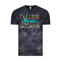 Cloud Black follow your dreams Vintage Tee - HRA Design Shop