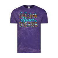 Cloud Purple follow your dreams Vintage Tee - HRA Design Shop