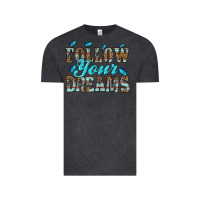Vintage Black follow your dreams Vintage Tee - HRA Design Shop