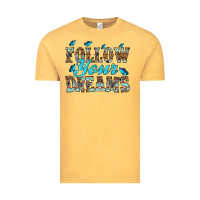 Vintage Mustard follow your dreams Vintage Tee - HRA Design Shop