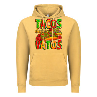 Vintage Mustard tacos before vatos Vintage Hoodie - Zillion Design Studio