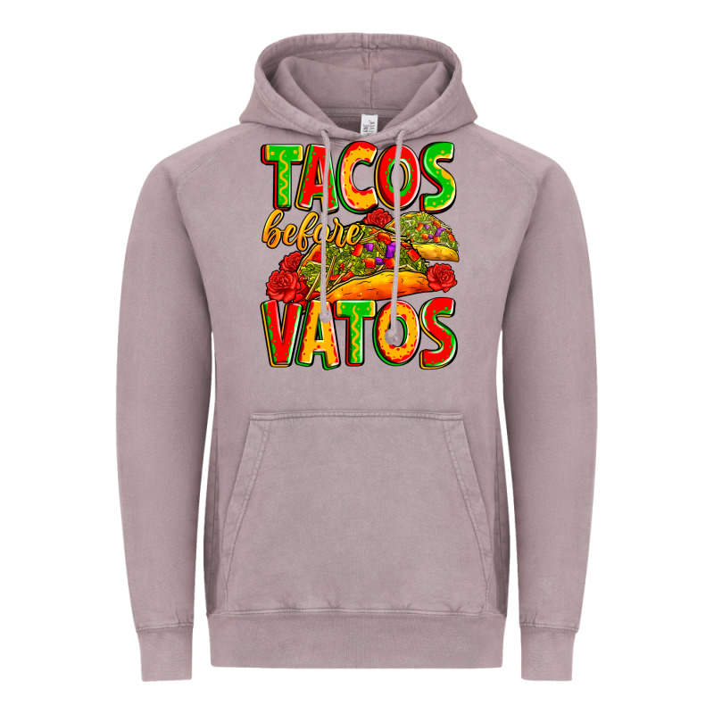 Tacos Before Vatos Vintage Hoodie by Zillion Design Studio | Teevron