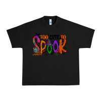 Black too cute to spook Urban Heavy Tee - RacoonDesign