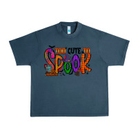 Midnight Navy too cute to spook Urban Heavy Tee - RacoonDesign
