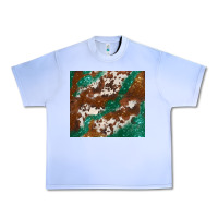 Grape Ice brown cowhide glitter Urban Heavy Tee - BarkalooDesign