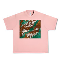 Salmon brown cowhide glitter Urban Heavy Tee - BarkalooDesign