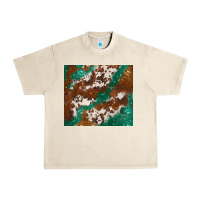 Sandshell brown cowhide glitter Urban Heavy Tee - BarkalooDesign