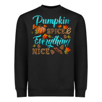 Black pumpkin spice everything nice Heavyweight Sweatshirt - HRA Design Shop