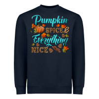 Navy pumpkin spice everything nice Heavyweight Sweatshirt - HRA Design Shop