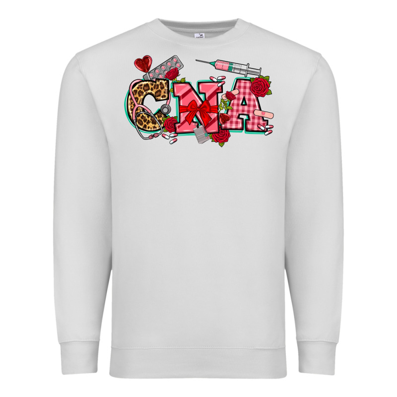 Valentines Day Cna Premium Sweatshirt by NancyCooperArtShop | Teevron