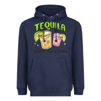 Navy tequila cheaper than therapy Heavyweight Hoodie - MaliasSmallBusiness