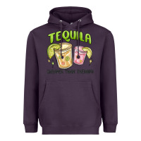 Plum tequila cheaper than therapy Heavyweight Hoodie - MaliasSmallBusiness